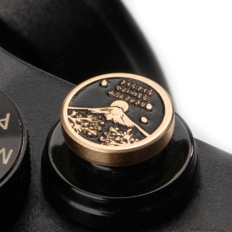 DBZZ Falling Cherry Blossoms Camera Metal Shutter Decorative Button for Fujifilm x100vi x100v xpro2 xt50 xt30 xt30ii for Nikon zf (Copper Alloy-Shutter Decorative Button) - Image 2